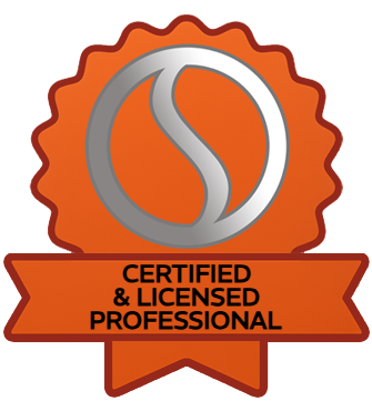Certified and Licensed Professionals Badge